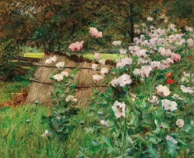 Im Bauerngarten av Olga Wisinger-Florian