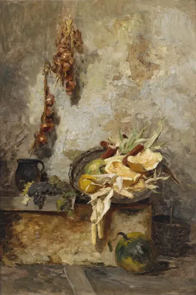 Stillleben mit Feldfrüchten av Olga Wisinger-Florian