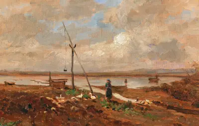 The Goose Girl av Olga Wisinger-Florian