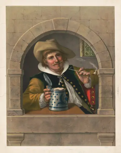 Beer drinker, 1880 – Nr. 1, Wittemann Bros.