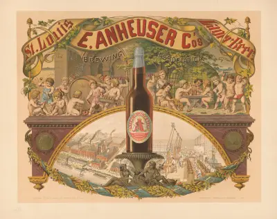 E. Anheuser Co’s Brewing Association, St. Louis lager beer, Wittemann Bros.
