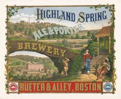 Highland Spring, ale & porter brewery, Wittemann Bros.
