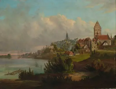 View of the Old Town and the New Town from north av Wojciech Gerson
