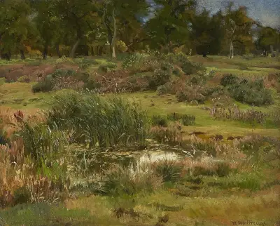 A Study Made in the Sheep Pasture at Namen, Worthington Whittredge