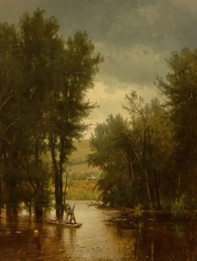 Flood on the Delaware, Worthington Whittredge