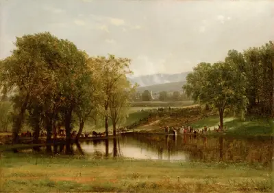 The Baptism, Worthington Whittredge