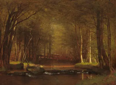 Trout Brook in the Catskills, Worthington Whittredge