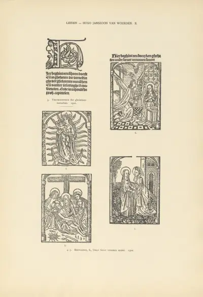 L’art typographique dans les Pays-Bas pendant les années 1500 à 1540 Pl.090 av Wouter Nijhoff