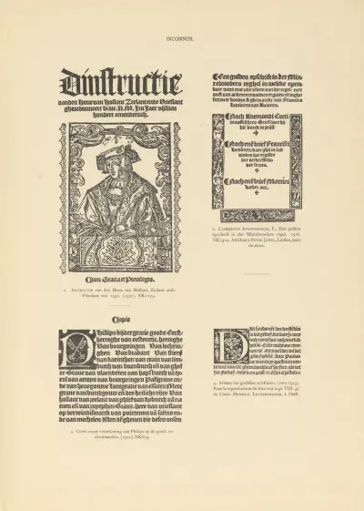L’art typographique dans les Pays-Bas pendant les années 1500 à 1540 Pl.140 av Wouter Nijhoff