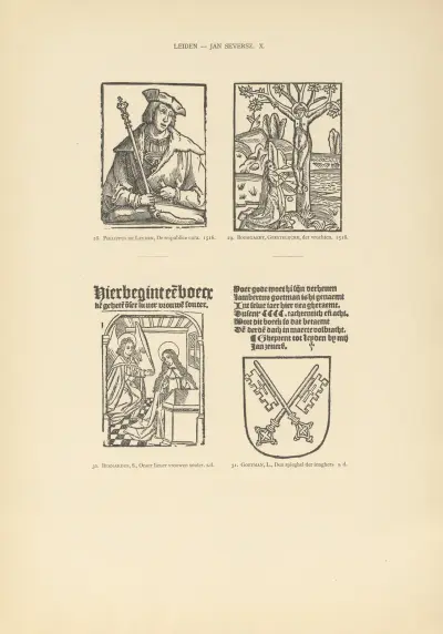 L’art typographique dans les Pays-Bas pendant les années 1500 à 1540 Pl.101 av Wouter Nijhoff