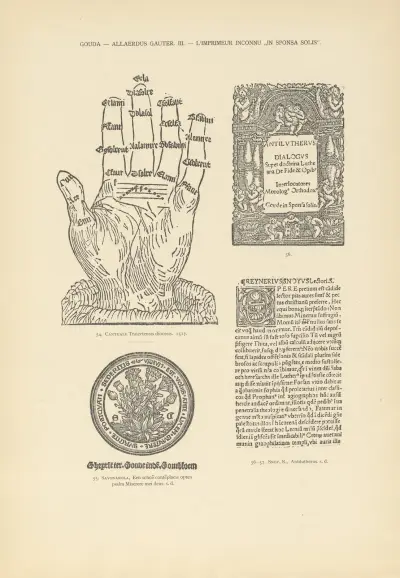 L’art typographique dans les Pays-Bas pendant les années 1500 à 1540 Pl.083 av Wouter Nijhoff