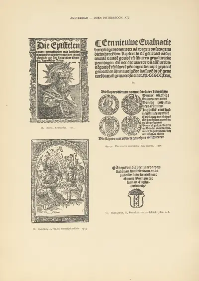 L’art typographique dans les Pays-Bas pendant les années 1500 à 1540 Pl.021 av Wouter Nijhoff
