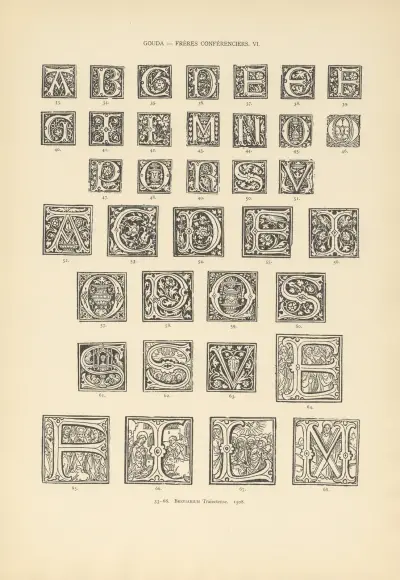 L’art typographique dans les Pays-Bas pendant les années 1500 à 1540 Pl.079 av Wouter Nijhoff