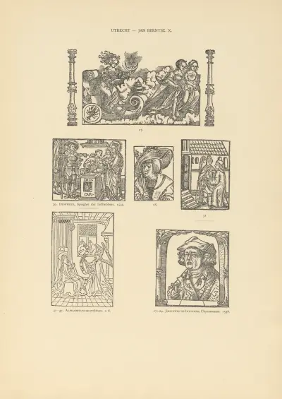 L’art typographique dans les Pays-Bas pendant les années 1500 à 1540 Pl.126 av Wouter Nijhoff