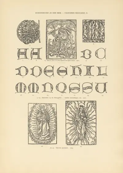 L’art typographique dans les Pays-Bas pendant les années 1500 à 1540 Pl.115 av Wouter Nijhoff
