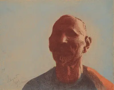 Selbstporträt von Leon Wyczółkowski