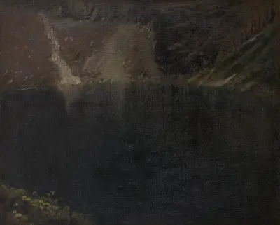 Der Schwarze See von Leon Wyczółkowski