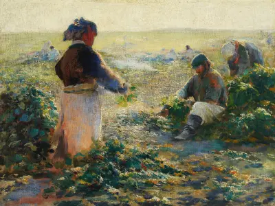 Rübenernte I von Leon Wyczółkowski