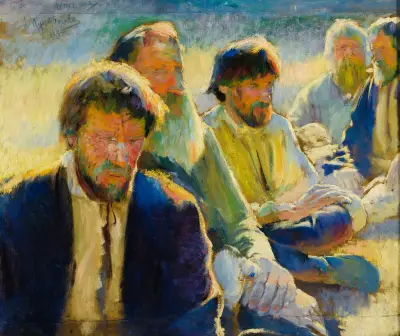 Dziady (All Souls’ Day) von Leon Wyczółkowski