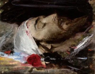 Christuskopf von Leon Wyczółkowski