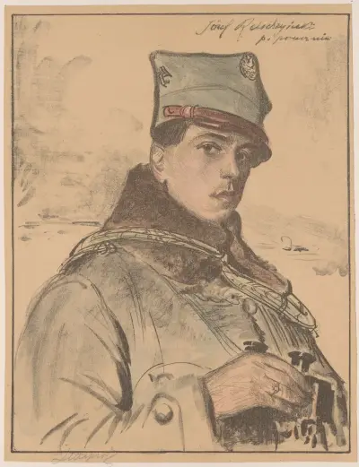 Józef Relidzyński, second lieutenant av Leon Wyczółkowski