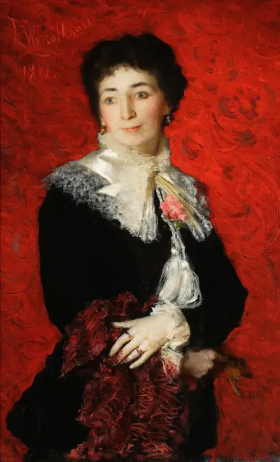 Damenbildnis von Leon Wyczółkowski