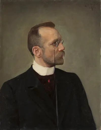 Portrait of Mikołaj Brzeski von Leon Wyczółkowski