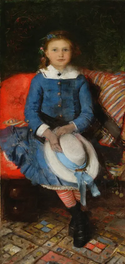 Portrait of the artist’s sister av Leon Wyczółkowski