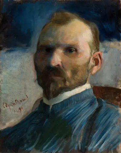 Self-portrait, 1898 av Leon Wyczółkowski