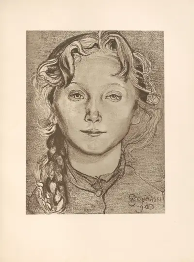 Hlava dívky, Stanisław Wyspiański