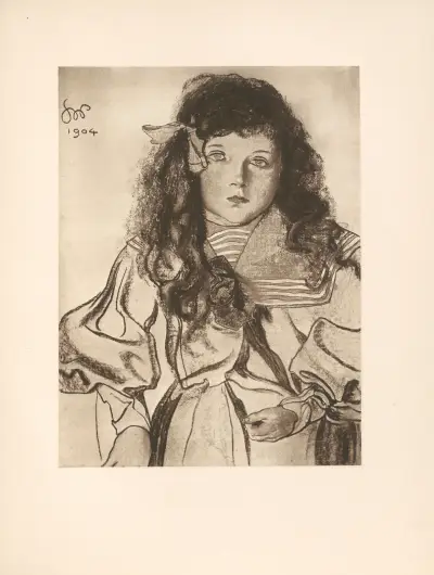 Portret dziewczynki, Stanisław Wyspiański