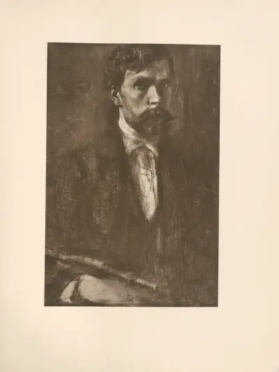 Autoportrét, 1893, Stanisław Wyspiański