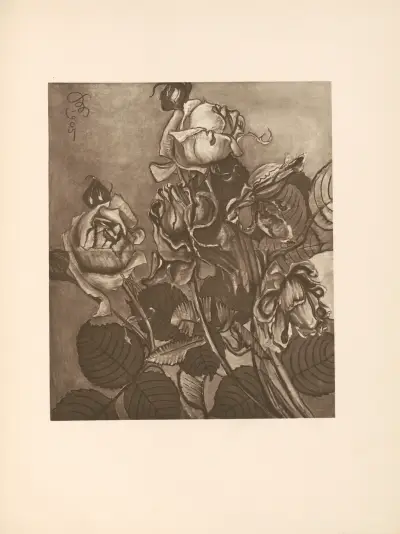 Rosor (studie för polikromi) av Stanisław Wyspiański