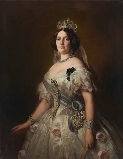 Isabella, Queen of Spain av Franz Xaver Winterhalter