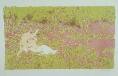 Deux femmes dans un paysage, 1900 – nr 2 av Ker-Xavier Roussel