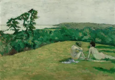 Devant la mer (Varengeville) av Ker-Xavier Roussel
