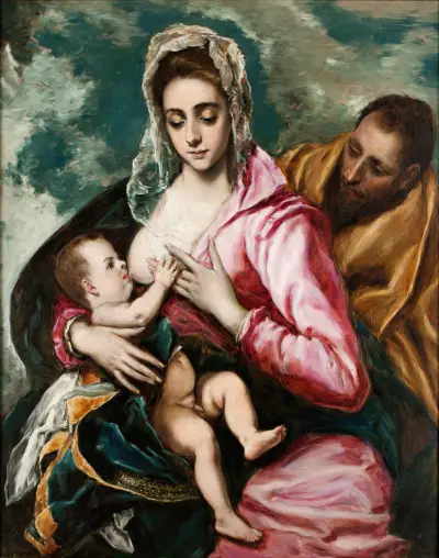 Holy Family av Raimundo de Madrazo y Garreta