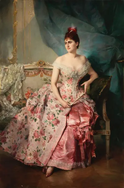 Portrait of a Lady – nr 1 av Raimundo de Madrazo y Garreta