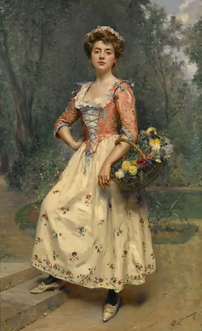 Spring Beauty av Raimundo de Madrazo y Garreta