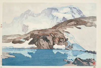 Buraitohorun-yama (Breithorn) av Yoshida Hiroshi