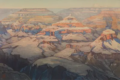 Grand Canyon, from the series ‘The United States’ av Yoshida Hiroshi