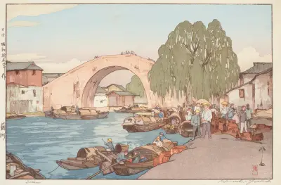 Soshu (Suzhou), 1940 – nr 2 av Yoshida Hiroshi