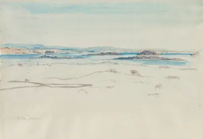 Isles of Loch Lomond von David Young Cameron