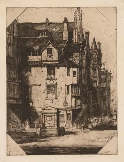 John Knox’s House von David Young Cameron