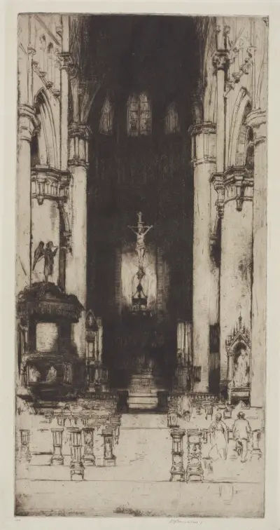 Notre Dame, Dinant von David Young Cameron