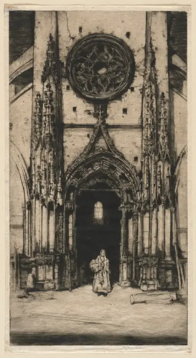 Old St. Etienne von David Young Cameron