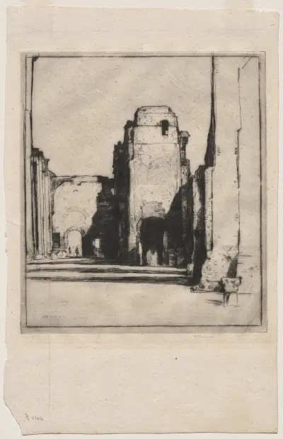 Tepidarium, Baths of Caracella av David Young Cameron