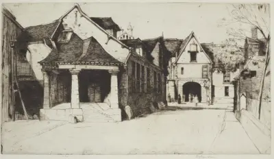 The Old Museum, Beauvais von David Young Cameron