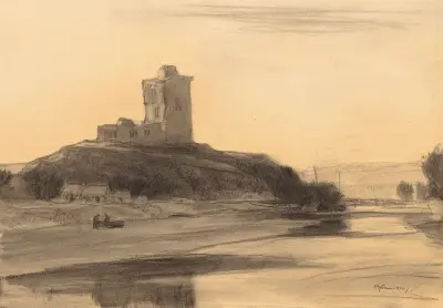 The Red Castle von David Young Cameron