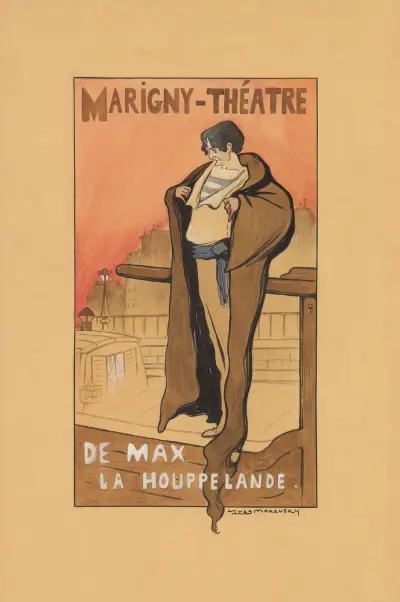 Edouard de Max dans ‘La Houppelande’ de Didier Gold, Yves Marevéry
